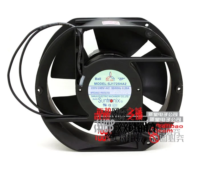 НОВЫЙ Suntronix SAN JUN SJ1725HA1 220 В 0,28 А металлический высокотемпературный осевой вентилятор охлаждения
НОВЫЙ Suntronix SAN JUN SJ1725HA1 220 В 0,28 А металлический высокотемпературный осевой вентилятор охлаждения