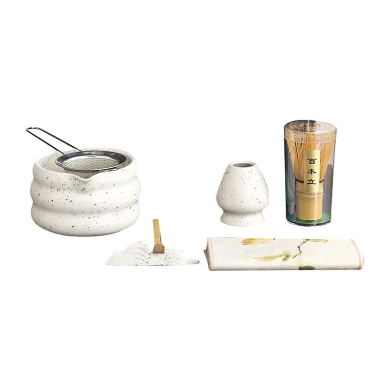 Reliable Bowl White Matcha Tea Whisk Teaware Kit 7PCS Japanese Ceremony Bamboo Brush Matcha Blender Tea Set Exquisite
Reliable Bowl White Matcha Tea Whisk Teaware Kit 7PCS Japanese Ceremony Bamboo Brush Matcha Blender Tea Set Exquisite