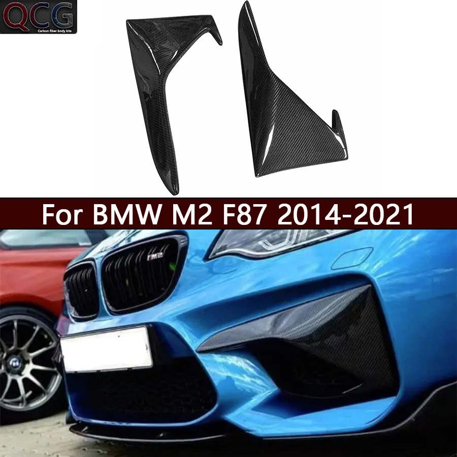 For BMW M2 F87 2014-2021 Carbon Fiber wrap angle Car Front Bumper Splitter Corner Trim Cover Fog lamp corner Car Accessories
For BMW M2 F87 2014-2021 Carbon Fiber wrap angle Car Front Bumper Splitter Corner Trim Cover Fog lamp corner Car Accessories