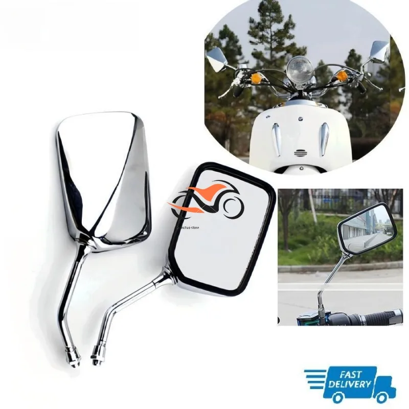 High Definition Electrofacing Rearview Mirror 10mm Universal to Motorcycle Scooter E-bike ATV Honda Rebel 250 Magna 750 CM CB CG
High Definition Electrofacing Rearview Mirror 10mm Universal to Motorcycle Scooter E-bike ATV Honda Rebel 250 Magna 750 CM CB CG