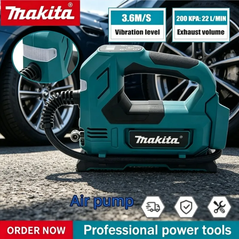 Makita brushless air Pump for Cars & Motorcycles Cordless Air Inflator: Portable Tyre Pump with Digital Display 18V Power Tool
Makita brushless air Pump for Cars & Motorcycles Cordless Air Inflator: Portable Tyre Pump with Digital Display 18V Power Tool