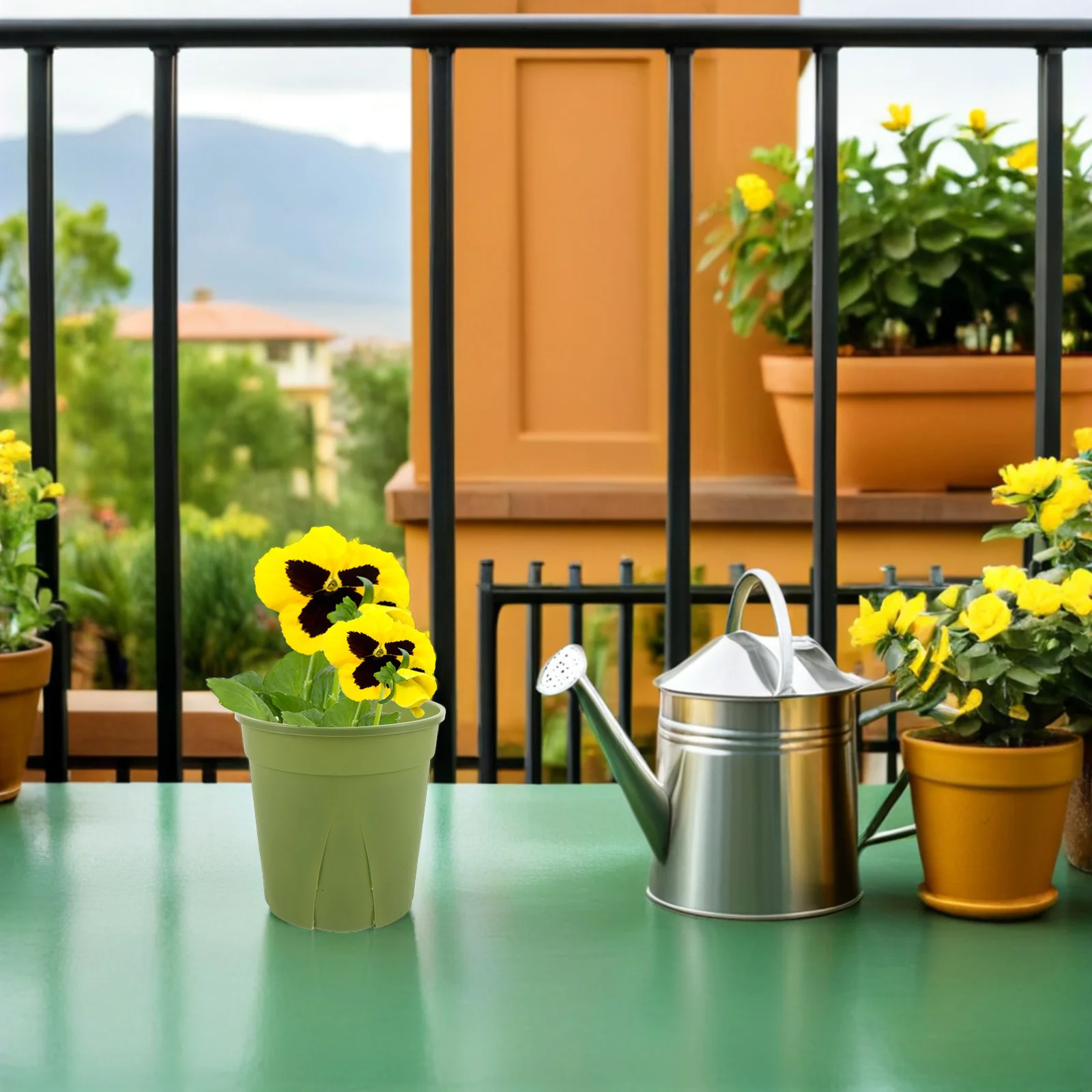 5pcs Green Plant Pot Plastic Small Flower Pot With Drainage Holes For Indoor Outdoor Plants Succulents Orchids Nursery Growing
5pcs Green Plant Pot Plastic Small Flower Pot With Drainage Holes For Indoor Outdoor Plants Succulents Orchids Nursery Growing