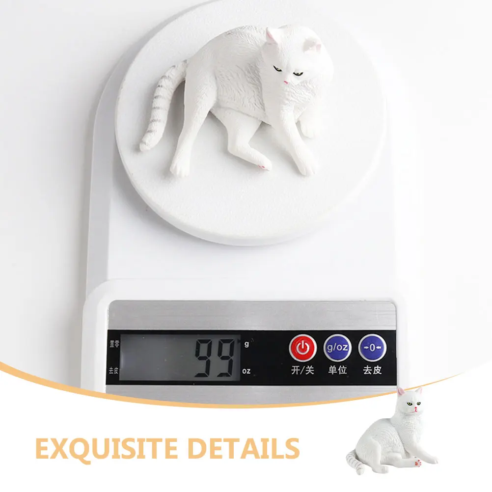 White Cat Statue Figurine Compact Size Durable Plastic Garden Decor Outdoor Yard Realistic Cat Ornaments Sculpture Accessories
White Cat Statue Figurine Compact Size Durable Plastic Garden Decor Outdoor Yard Realistic Cat Ornaments Sculpture Accessories