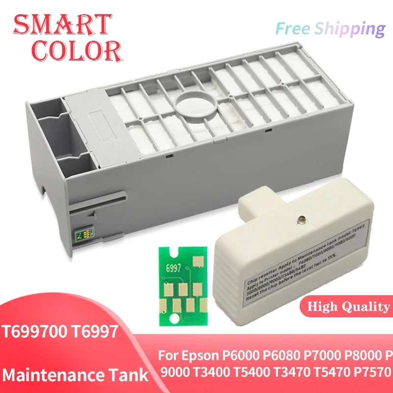 T699700 T6997 C13T699700 Maintenance Ink Tank For Epson Sure Color P6000 P6080 P7000 P8000 P9000 T3400 T5400 T3470 T5470 P7570
T699700 T6997 C13T699700 Maintenance Ink Tank For Epson Sure Color P6000 P6080 P7000 P8000 P9000 T3400 T5400 T3470 T5470 P7570