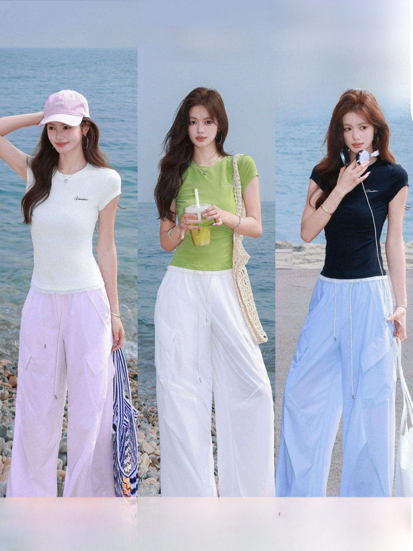 UPF50 Sun Protection Loose Wide Leg Work Trousers American Outdoor Summer Straight Cut Drawstring Long Pants for Women
UPF50 Sun Protection Loose Wide Leg Work Trousers American Outdoor Summer Straight Cut Drawstring Long Pants for Women