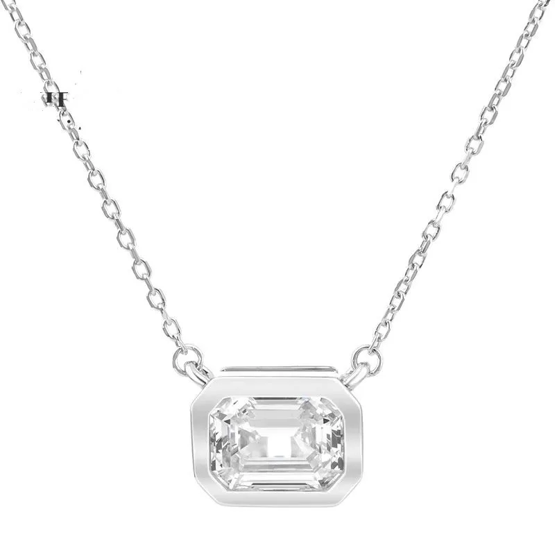 ZOCA 925 Sterling Silver Chains Emerald Cut Zirconia Diamond Pendant Necklace For Women 925 original
ZOCA 925 Sterling Silver Chains Emerald Cut Zirconia Diamond Pendant Necklace For Women 925 original