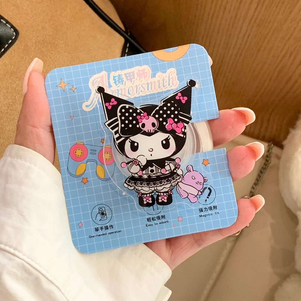 Cute Sanrio Kuromi Melody For Magsafe Magnetic Phone Grip Tok Stand For iPhone Samsung Foldable Wireless Charging Case Holder
Cute Sanrio Kuromi Melody For Magsafe Magnetic Phone Grip Tok Stand For iPhone Samsung Foldable Wireless Charging Case Holder
