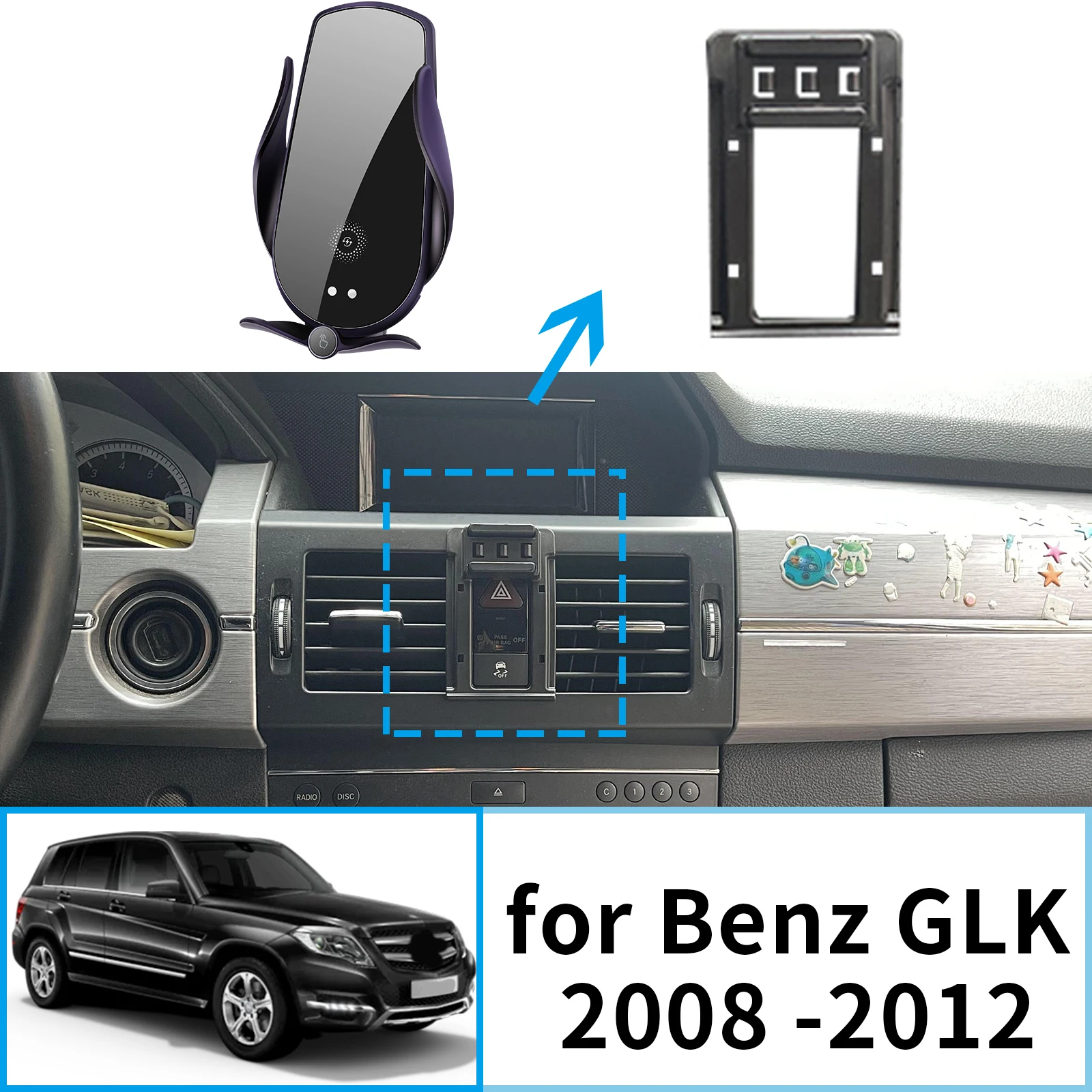 Car Mobile Phone Holder for Mercedes Benz GLK W204 X204 2008 2009 2010 2012 GPS Bracket Accessories Navigation Stand Auto
Car Mobile Phone Holder for Mercedes Benz GLK W204 X204 2008 2009 2010 2012 GPS Bracket Accessories Navigation Stand Auto