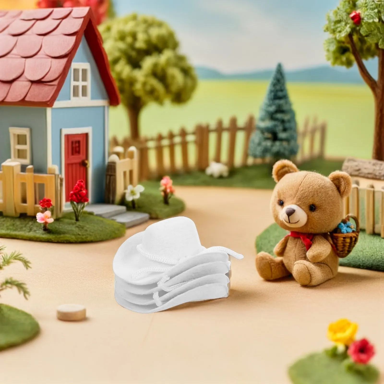 Набор из 4 миниатюрных ковбойских шляпок с флокированной текстурой, маленький размер, идеально подходят для поделок, декора, сувениров для вечеринок, аксессуаров для кукольных домиков, новинка
Набор из 4 миниатюрных ковбойских шляпок с флокированной текстурой, маленький размер, идеально подходят для поделок, декора, сувениров для вечеринок, аксессуаров для кукольных домиков, новинка