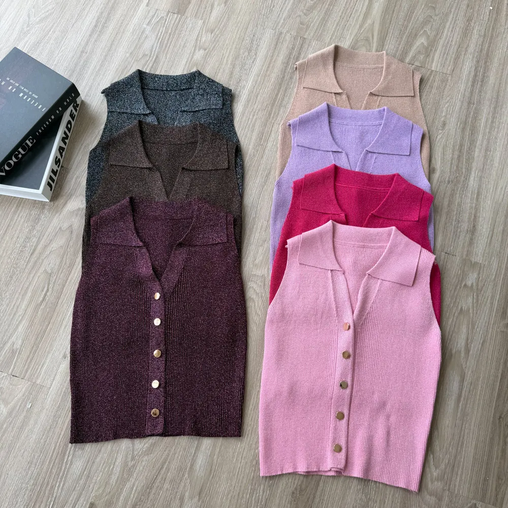 Tanks Tops Women Top Polo Neck Sleeveless Camis Sexy Sweet Solid Y2k Streetwear Casual Elegant Work Slim Fit 2026 Spring
Tanks Tops Women Top Polo Neck Sleeveless Camis Sexy Sweet Solid Y2k Streetwear Casual Elegant Work Slim Fit 2026 Spring
