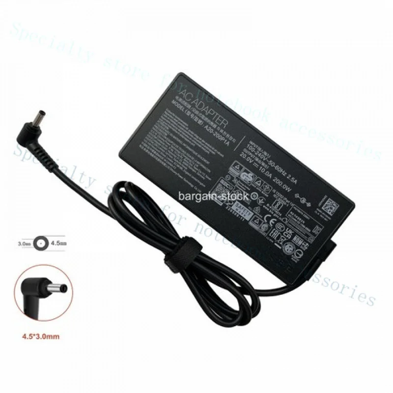 A+ 20V 10A 200W AC Adapter Charger For Asus Q543B-U94060 Q543B A20-200P1A 4.5*3.0MM
A+ 20V 10A 200W AC Adapter Charger For Asus Q543B-U94060 Q543B A20-200P1A 4.5*3.0MM