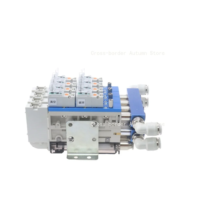 High Suction Integrated Vacuum Pump Unit Blow Break Solenoid Valve Assembly Pneumatic Vacuum Generator Parts
High Suction Integrated Vacuum Pump Unit Blow Break Solenoid Valve Assembly Pneumatic Vacuum Generator Parts
