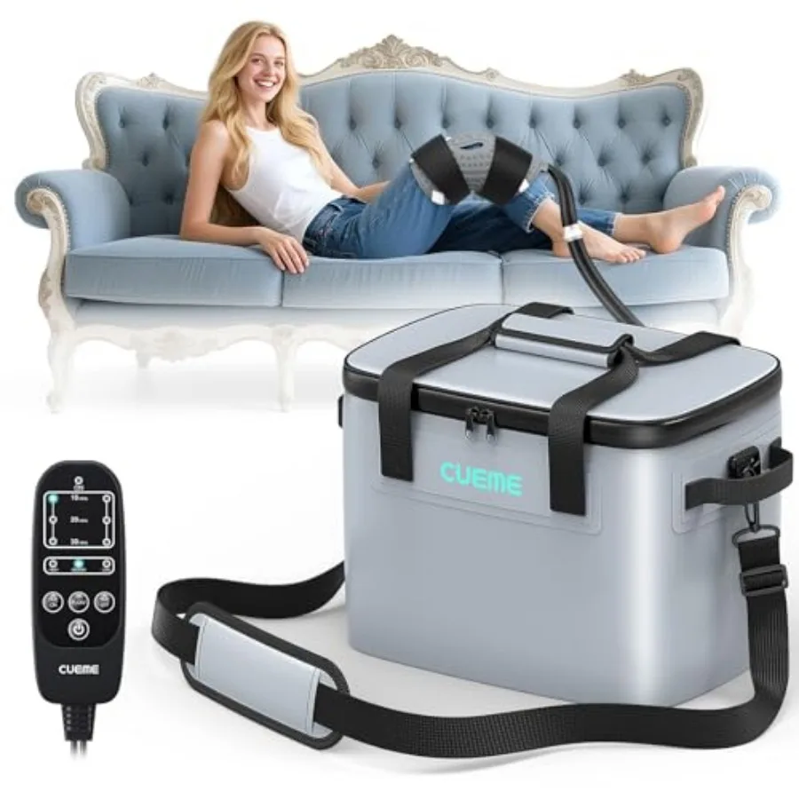 Ice Machine for Knee After Surgery, Programmable Timer Cold Therapy Machine for Knee Replacement, Cryotherapy Pain Relief, w/Co
Ice Machine for Knee After Surgery, Programmable Timer Cold Therapy Machine for Knee Replacement, Cryotherapy Pain Relief, w/Co
