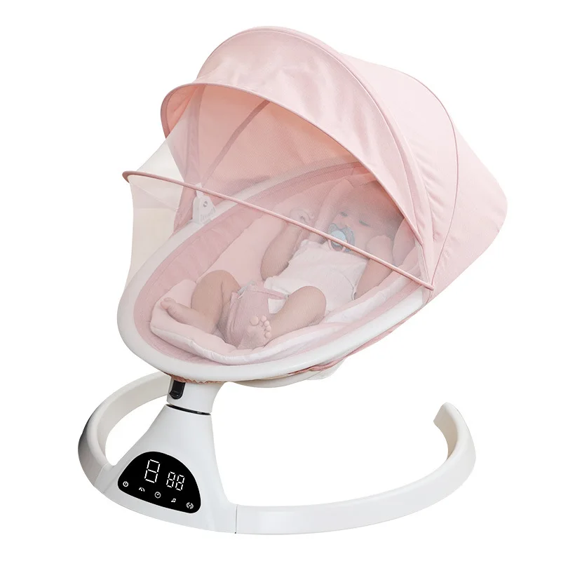 Children's electric rocking chair coax the baby to sleep, Bluetooth remote control backrest adjustment
Children's electric rocking chair coax the baby to sleep, Bluetooth remote control backrest adjustment
