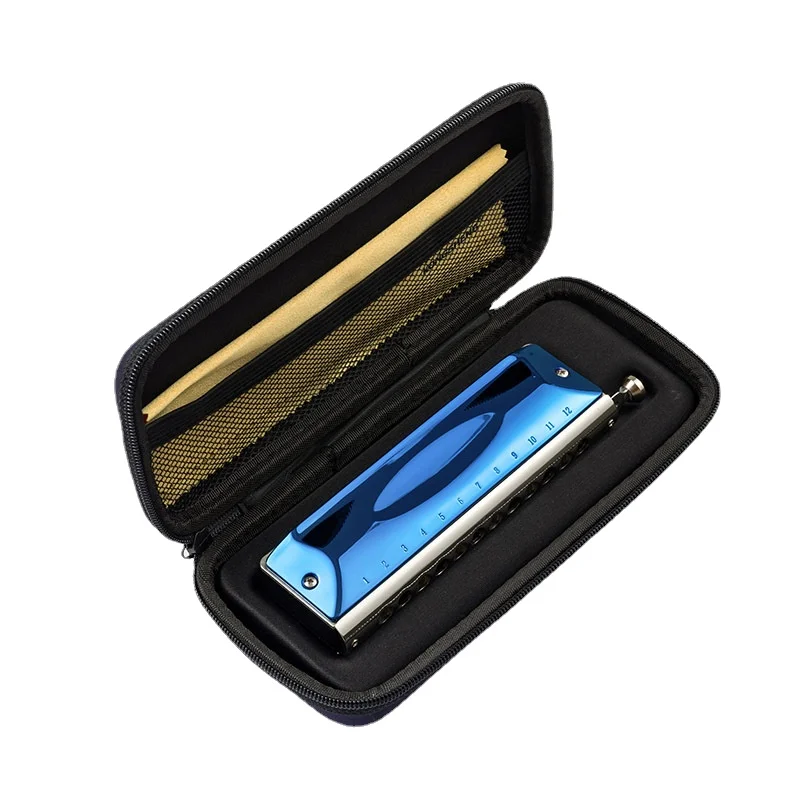 Kongsheng Chromatic Harmonica 12 Holes 48 Tone C Key Blue Professional Harmonica Set Luxury Mouth Harp Musical Instruments Gifts
Kongsheng Chromatic Harmonica 12 Holes 48 Tone C Key Blue Professional Harmonica Set Luxury Mouth Harp Musical Instruments Gifts