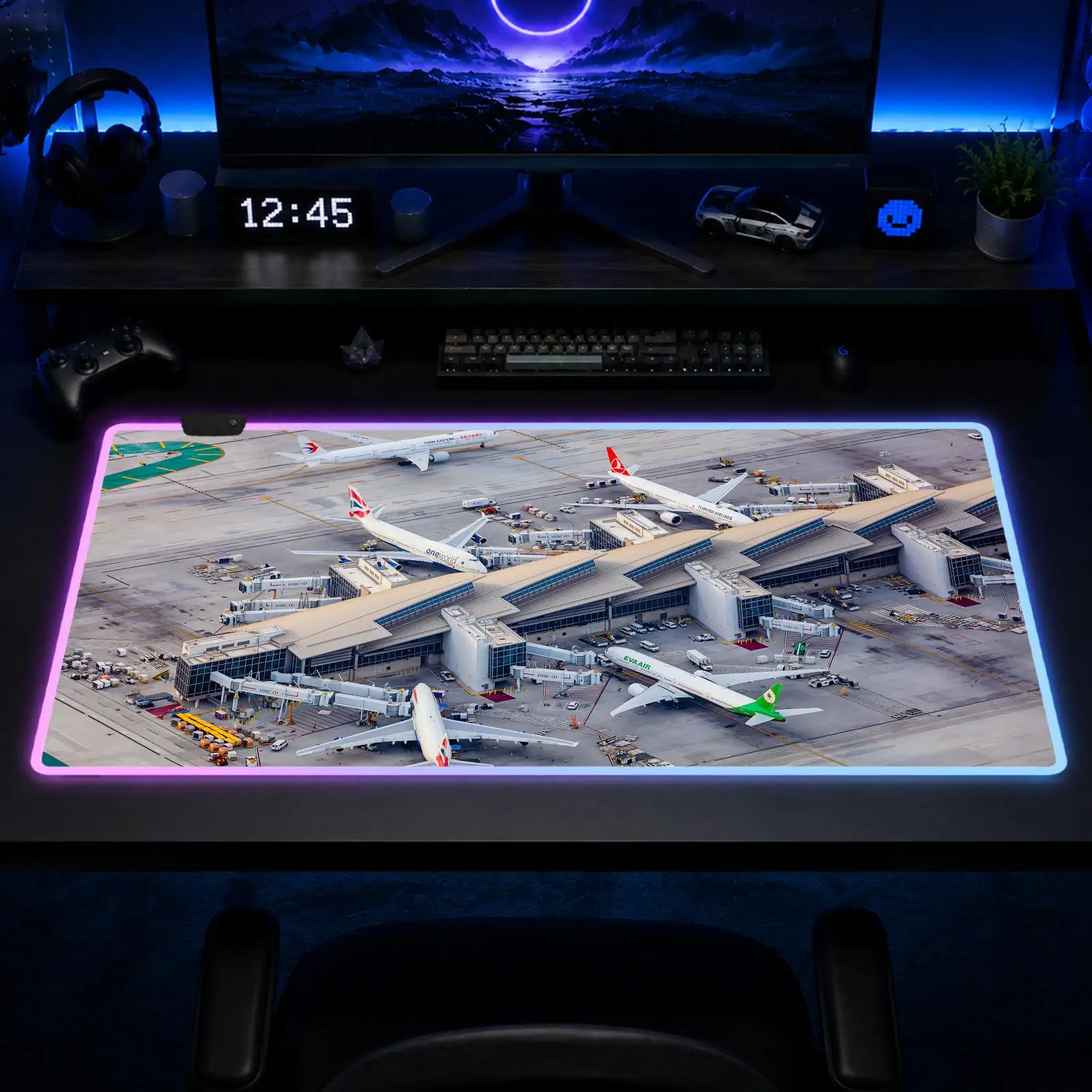 Airport Top View Mouse Pad Gaming Anime Mouse Pad XXL RGB Desk Mats LED Table Pads Backlit Rubber Desktop
Airport Top View Mouse Pad Gaming Anime Mouse Pad XXL RGB Desk Mats LED Table Pads Backlit Rubber Desktop