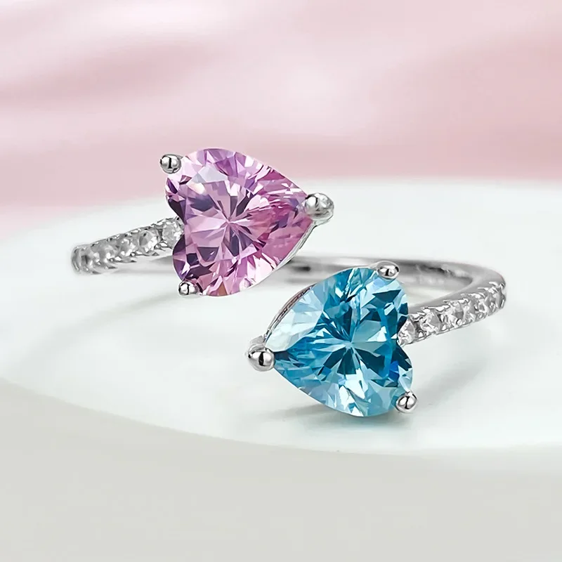 Queen Heart Moissanite Diamond Ring 100% Real 925 Sterling Silver Party Wedding Band Rings for Women Engagement Jewelry
Queen Heart Moissanite Diamond Ring 100% Real 925 Sterling Silver Party Wedding Band Rings for Women Engagement Jewelry
