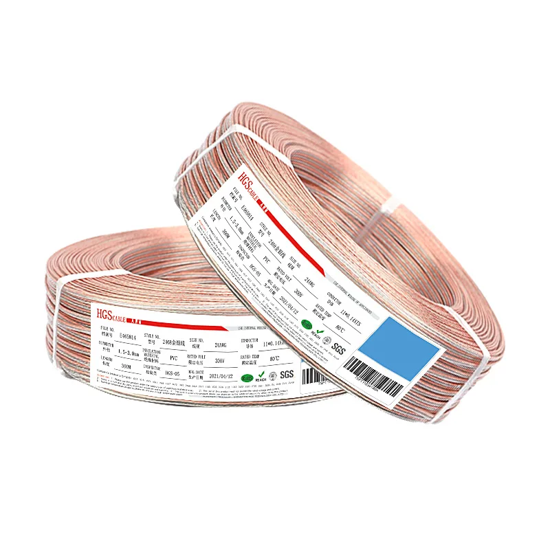 2468 transparent dual-parallel cable 26awg24awg gold and silver cable led audio speaker 2-core audio cable
2468 transparent dual-parallel cable 26awg24awg gold and silver cable led audio speaker 2-core audio cable