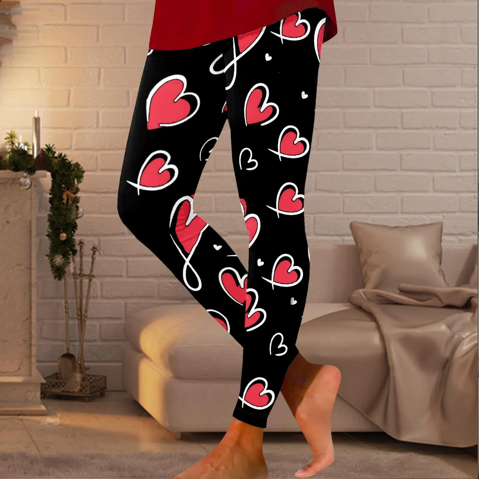 Heart Printed Women's Leggings For Valentines Day Plus Size Fitness Sport Yoga Skinny Trousers Seamless Push Up Slim Tight Pants
Heart Printed Women's Leggings For Valentines Day Plus Size Fitness Sport Yoga Skinny Trousers Seamless Push Up Slim Tight Pants