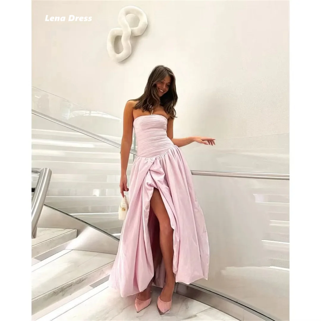 Lena Strapless Elegant Party Dresses Luxury Women Evening Dress Customized Side Slit Dresses for Special Occasions Ball Gown
Lena Strapless Elegant Party Dresses Luxury Women Evening Dress Customized Side Slit Dresses for Special Occasions Ball Gown