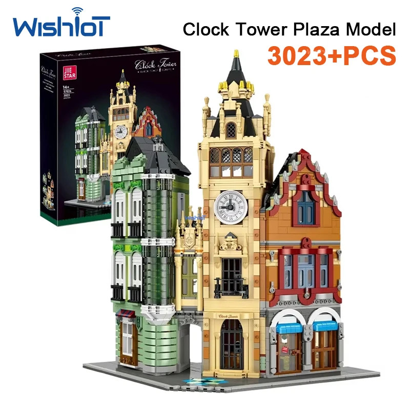 3023pcs City Street View Clock Tower Square Building Blocks MOC European Architecture Construction Bricks DIY Toys For Adult
3023pcs City Street View Clock Tower Square Building Blocks MOC European Architecture Construction Bricks DIY Toys For Adult