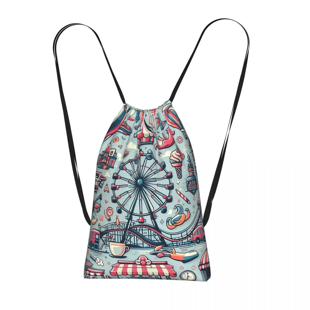 One Urban Ferris Wheel Pattern Backpacks Portable Drawstring Bags Shoes Bag Book Bags for Man Woman School
One Urban Ferris Wheel Pattern Backpacks Portable Drawstring Bags Shoes Bag Book Bags for Man Woman School