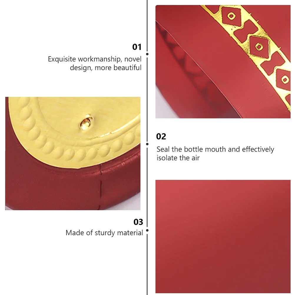 200pcs Bottle Heat Shrink Cap 32mm Red Edged Sealing Film for Nozzle Bottles Decorative Accessories
200pcs Bottle Heat Shrink Cap 32mm Red Edged Sealing Film for Nozzle Bottles Decorative Accessories