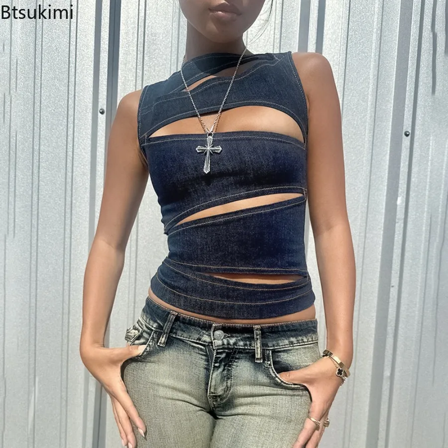 2025 Women's Vintage Tank Top Sleeveless O-neck Summer Hollow Out Slim Vest Tops Fashion Sexy Streetwear Hipsters Women Crop Top
2025 Women's Vintage Tank Top Sleeveless O-neck Summer Hollow Out Slim Vest Tops Fashion Sexy Streetwear Hipsters Women Crop Top
