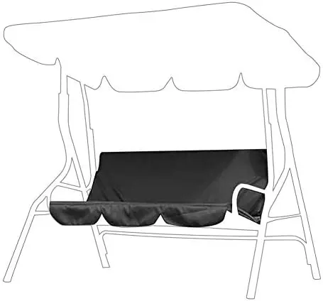 Swing Seat Cover,3-Seat Polyester Taffeta Swing Chair Hammo Cover For Garden Courtyard Outdoor(Black)
Swing Seat Cover,3-Seat Polyester Taffeta Swing Chair Hammo Cover For Garden Courtyard Outdoor(Black)