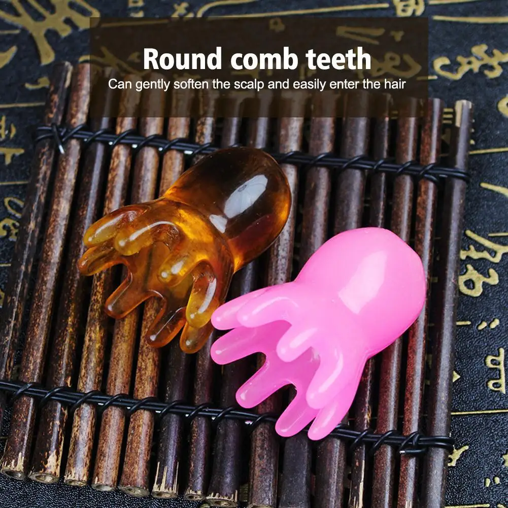 5Color Portable Resin Massage Comb Solid Color Eight-tooth Comb ASMR Relax Brush Massage Octopus Comb Hair Relaxation Tools
5Color Portable Resin Massage Comb Solid Color Eight-tooth Comb ASMR Relax Brush Massage Octopus Comb Hair Relaxation Tools