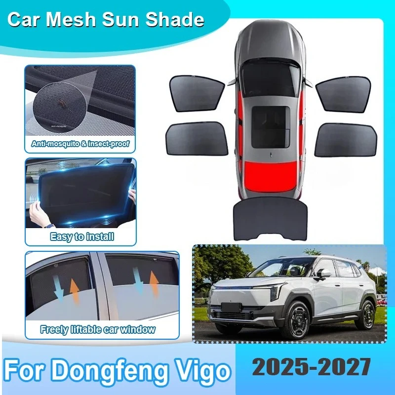 Car Sunshade For Dongfeng Vigo Evolute i-JOY Nammi 06 2025 2026 2027 Visor Mesh Anti-UV Windshield Frame Curtain Car Accessories
Car Sunshade For Dongfeng Vigo Evolute i-JOY Nammi 06 2025 2026 2027 Visor Mesh Anti-UV Windshield Frame Curtain Car Accessories