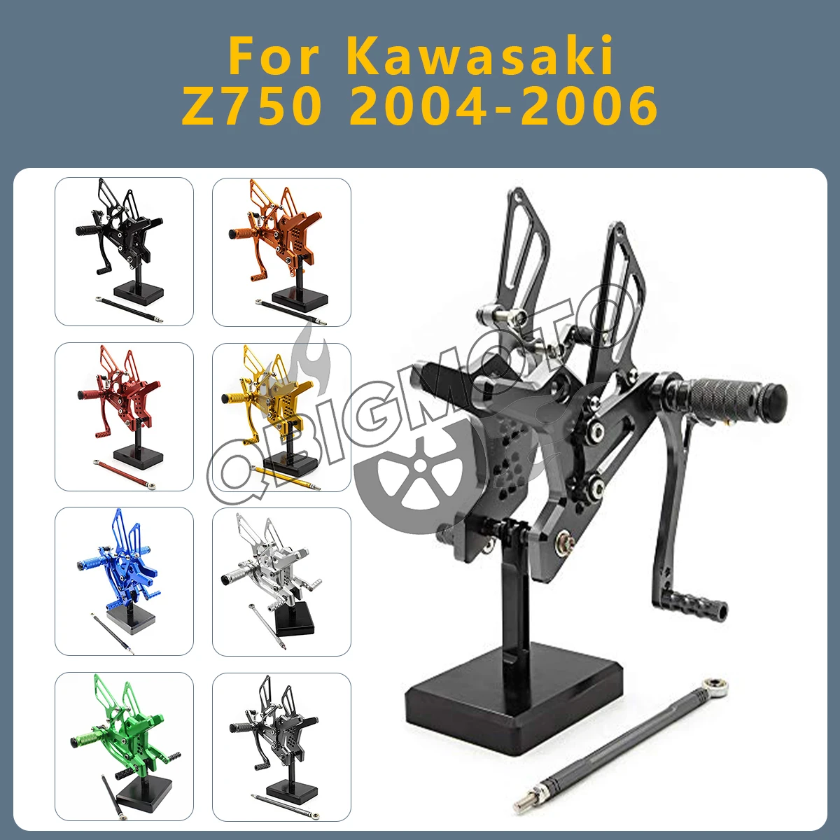 CNC Motorcycle Rearset Footpeg Rear Footrest Foot Pegs Pedal Rearsets Adjustable For Kawasaki Z750 Z 750 2006 2005 2004 Rear Set
CNC Motorcycle Rearset Footpeg Rear Footrest Foot Pegs Pedal Rearsets Adjustable For Kawasaki Z750 Z 750 2006 2005 2004 Rear Set