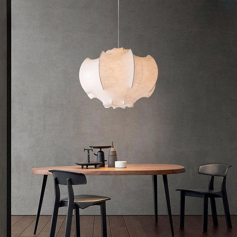 Nordic Creative Silk Wabi-Sabi Wind Led E27 Pendant Lights Living Dining Room Bedroom Home Decor Chandelier Hanging Lamp Fixture
Nordic Creative Silk Wabi-Sabi Wind Led E27 Pendant Lights Living Dining Room Bedroom Home Decor Chandelier Hanging Lamp Fixture