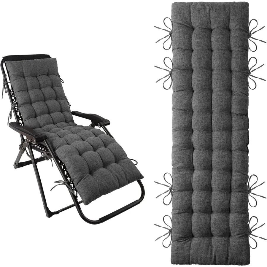 ELFJOY Подушка для кресла для отдыха из искусственного льна Подушка для кресла с нулевой гравитацией и завязками Толстая мягкая длинная подушка для скамейки для шезлонга с откидной спинкой
ELFJOY Подушка для кресла для отдыха из искусственного льна Подушка для кресла с нулевой гравитацией и завязками Толстая мягкая длинная подушка для скамейки для шезлонга с откидной спинкой