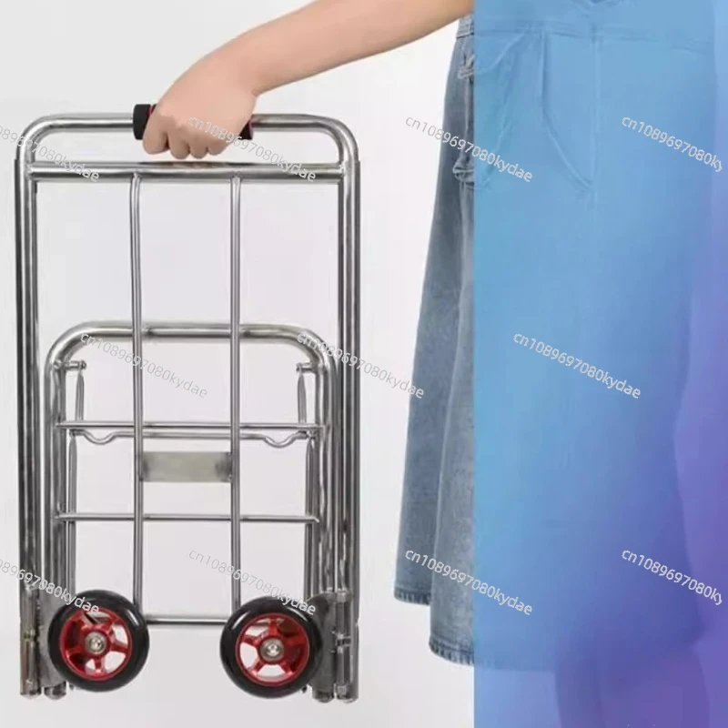 Складная портативная ручная тележка для покупок в доме и продуктовых магазинах, легкая тележка из нержавеющей стали
Складная портативная ручная тележка для покупок в доме и продуктовых магазинах, легкая тележка из нержавеющей стали