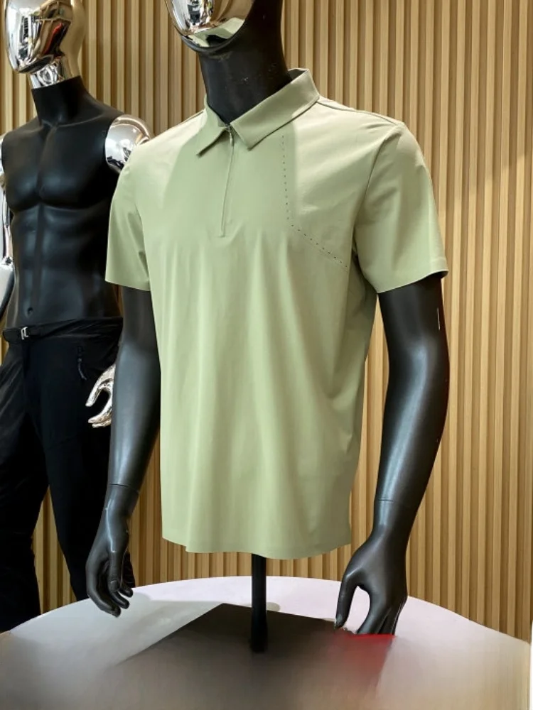 Light Business Series Men's Shirt Half Zip Quick Dry Short Sleeve Breathable Comfortable Nylon Summer Fashion
Light Business Series Men's Shirt Half Zip Quick Dry Short Sleeve Breathable Comfortable Nylon Summer Fashion