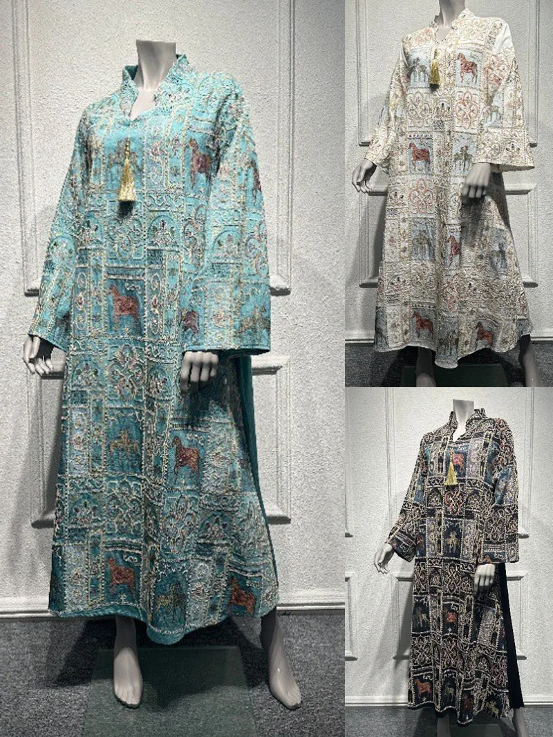Elegant Large Size Embroidered Sculpture Design Evening Dress Ethnic Style Heavy Work Luxury Dinner Gown A-Line Skirt
Elegant Large Size Embroidered Sculpture Design Evening Dress Ethnic Style Heavy Work Luxury Dinner Gown A-Line Skirt