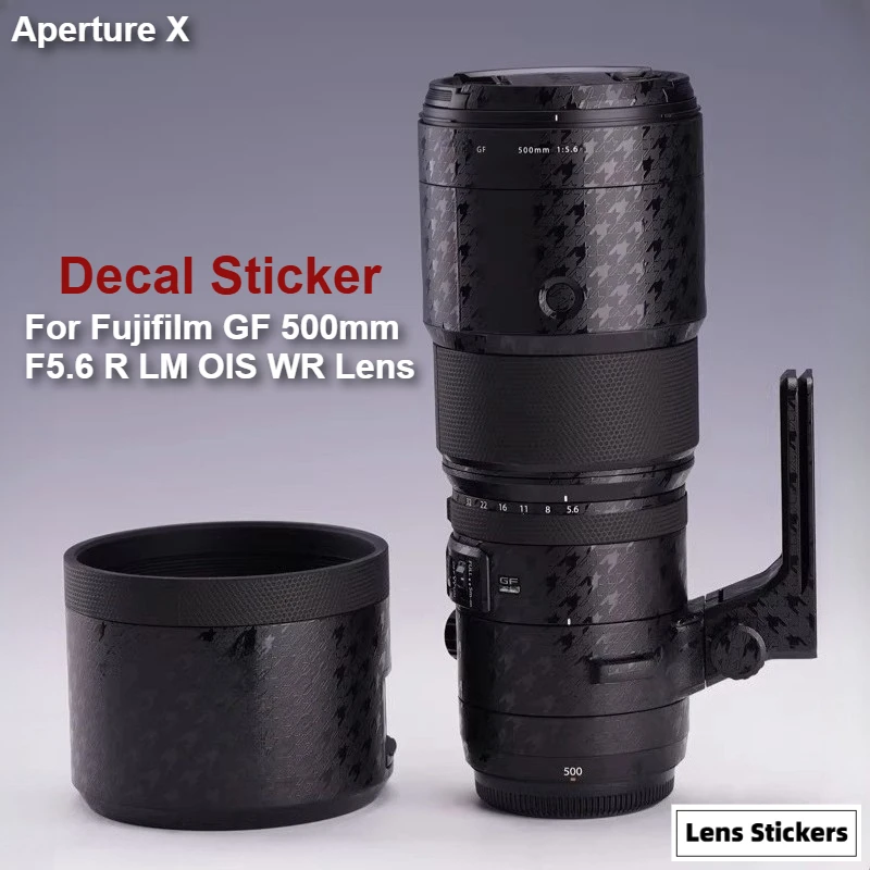 For Fuji GF500 F5.6 Lens Decal Skin for FUJINON GF500mm f/5.6 R LM OIS WR Lens Stickers For Fujifilm 500 f5.6 Len
For Fuji GF500 F5.6 Lens Decal Skin for FUJINON GF500mm f/5.6 R LM OIS WR Lens Stickers For Fujifilm 500 f5.6 Len