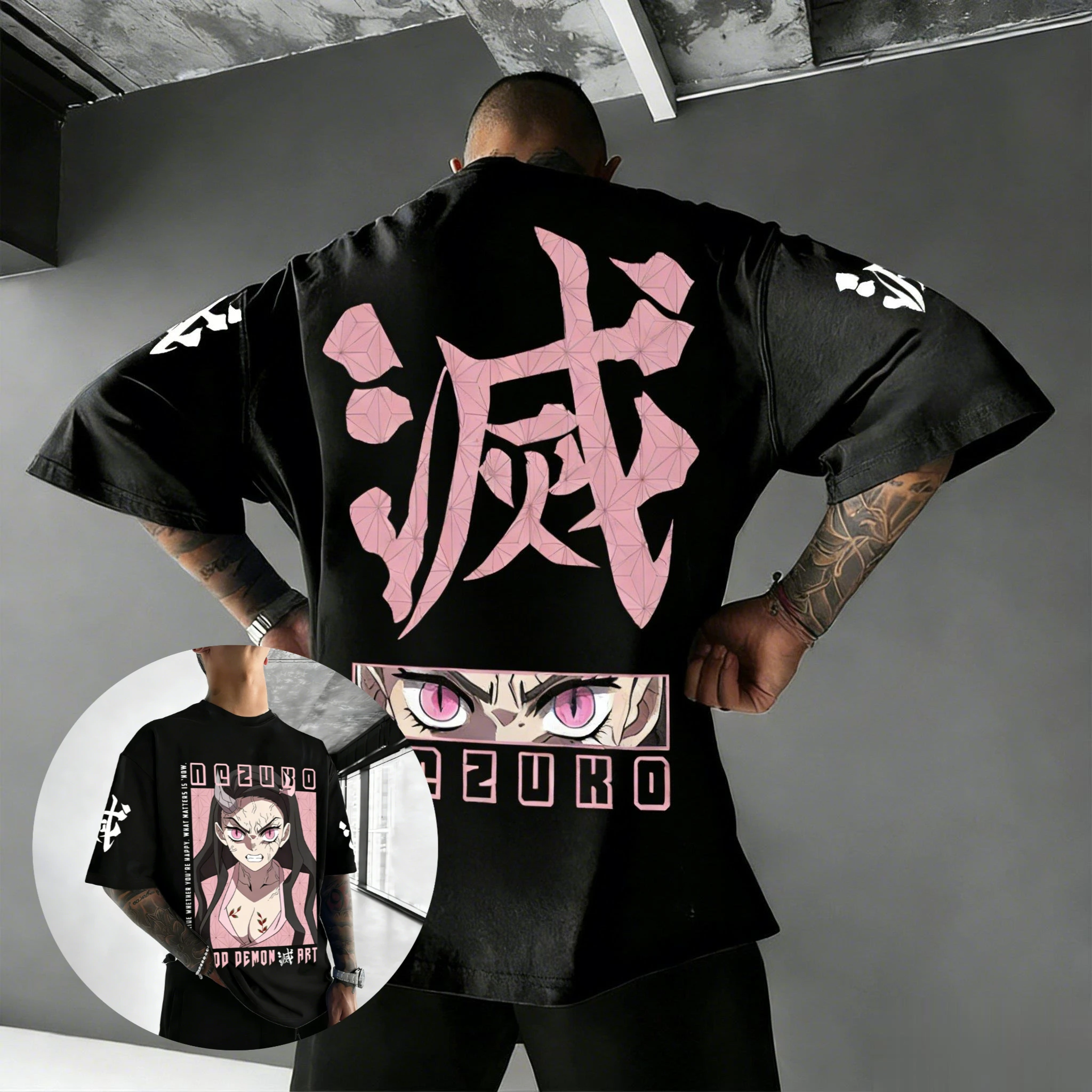 Nezuko Kamado Футболка с рисунком аниме для мужчин и женщин, хлопковая футболка с короткими рукавами и принтом «Убийца демонов», 2026 летняя уличная одежда, повседневные топы Y2k
Nezuko Kamado Футболка с рисунком аниме для мужчин и женщин, хлопковая футболка с короткими рукавами и принтом «Убийца демонов», 2026 летняя уличная одежда, повседневные топы Y2k