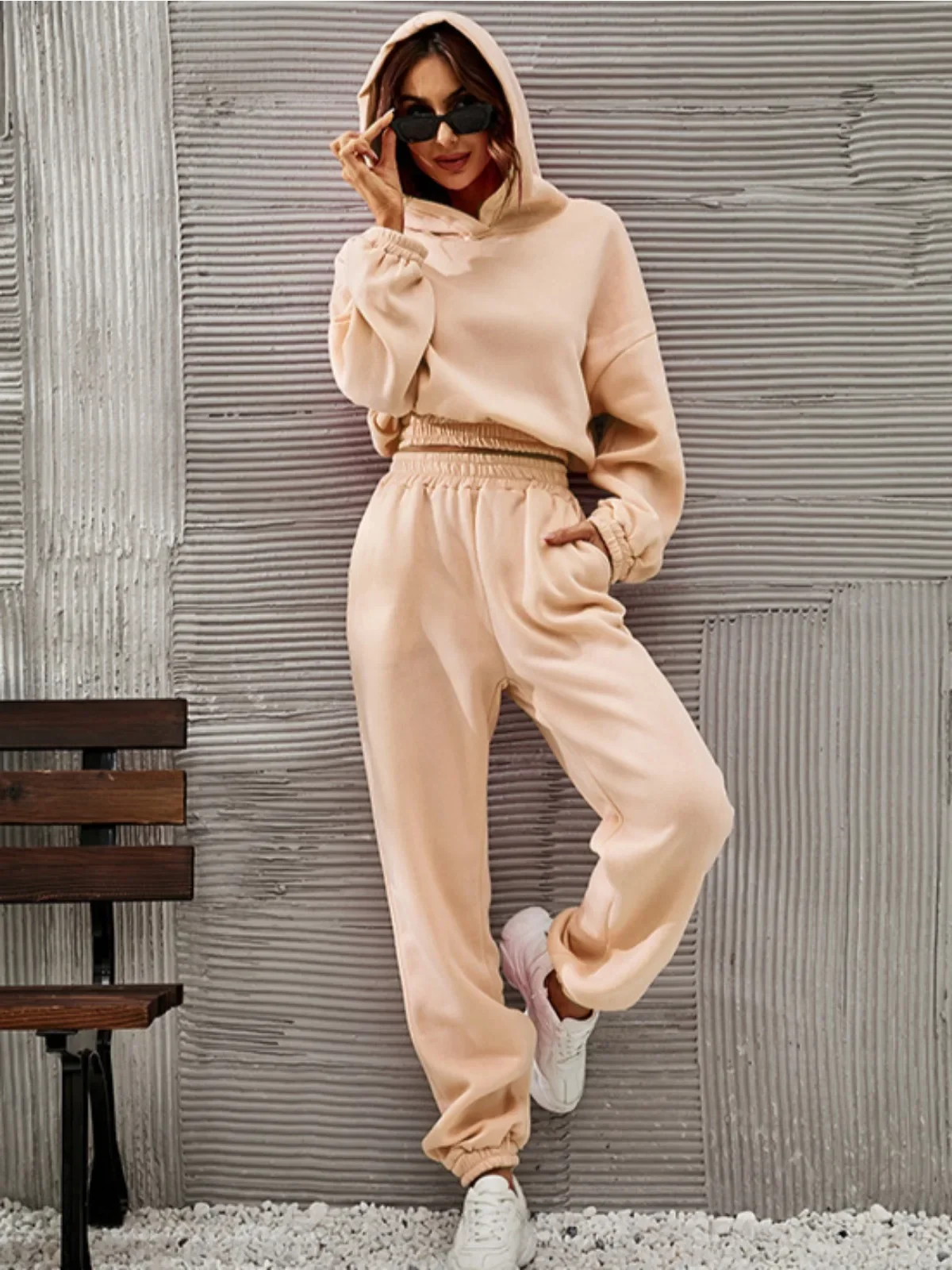 2024 New Solid Color Long Sleeve Pants Set for Women,Autumn Winter New,Hoodies Collar Loose,fashion Casual Warm 2-piece Set
2024 New Solid Color Long Sleeve Pants Set for Women,Autumn Winter New,Hoodies Collar Loose,fashion Casual Warm 2-piece Set