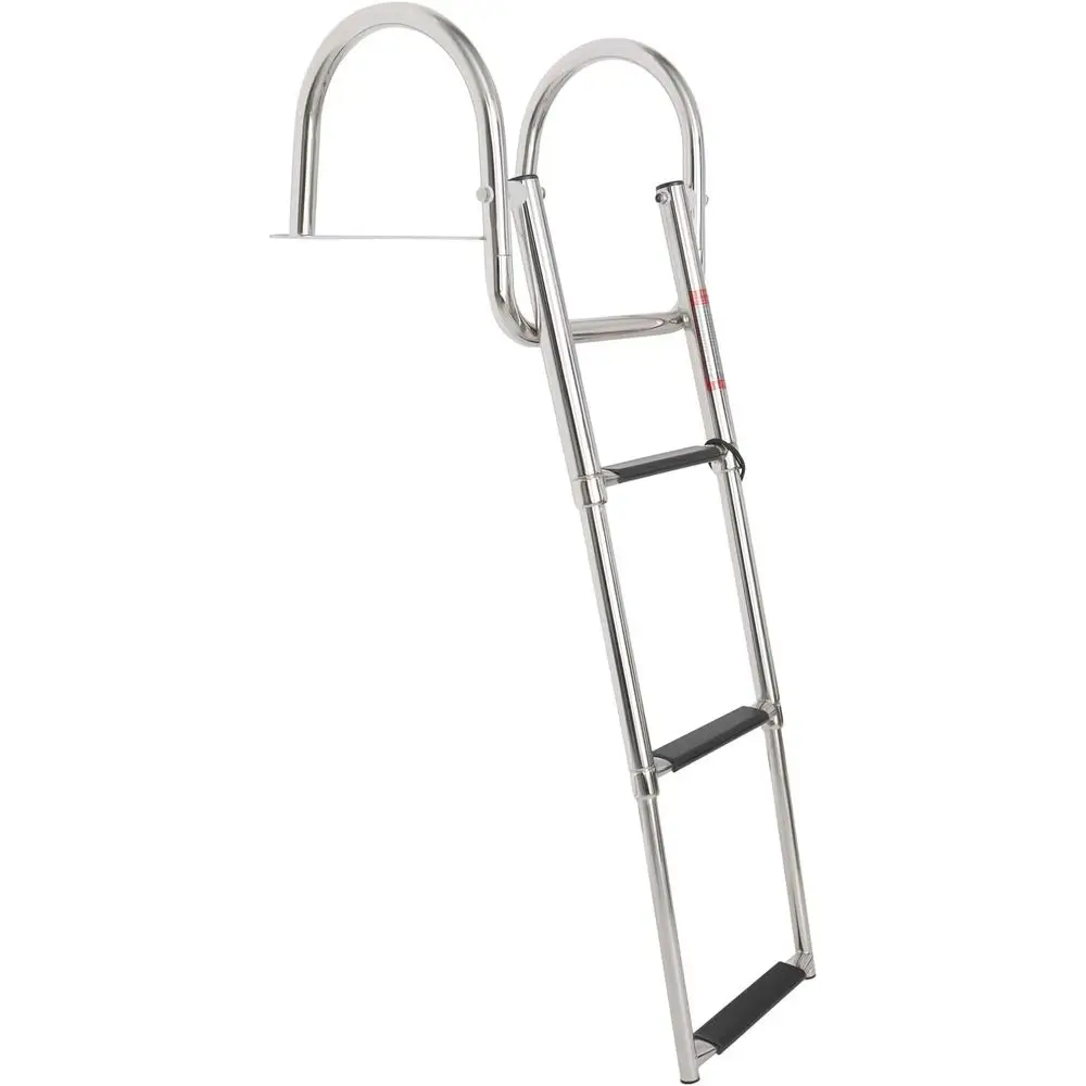 Telescoping 3-Step Stainless Steel In-Board Boat Ladder for Docks, Marinas, and Pools
Telescoping 3-Step Stainless Steel In-Board Boat Ladder for Docks, Marinas, and Pools