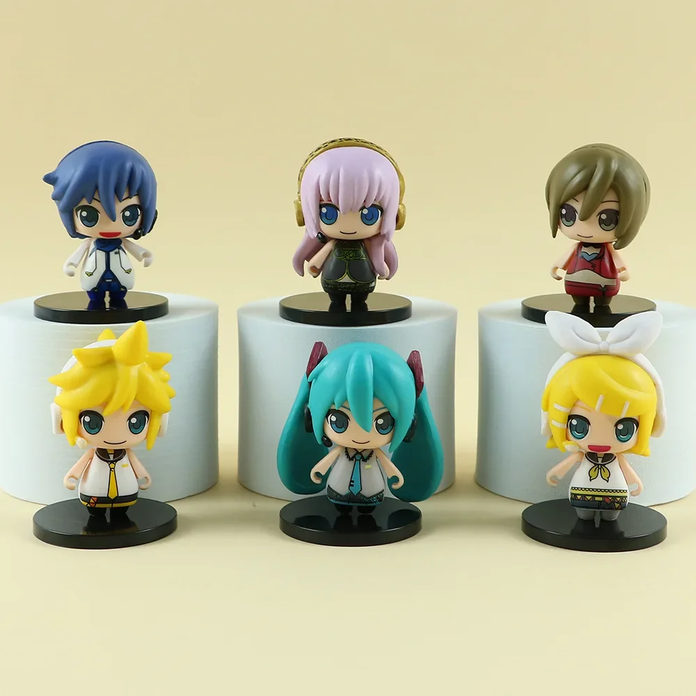 1pcs Random Style 5CM New Anime Hatsune Miku KAITO Rin Len Q version kawaii Figure PVC Model Toys Doll Ornaments Gifts
1pcs Random Style 5CM New Anime Hatsune Miku KAITO Rin Len Q version kawaii Figure PVC Model Toys Doll Ornaments Gifts