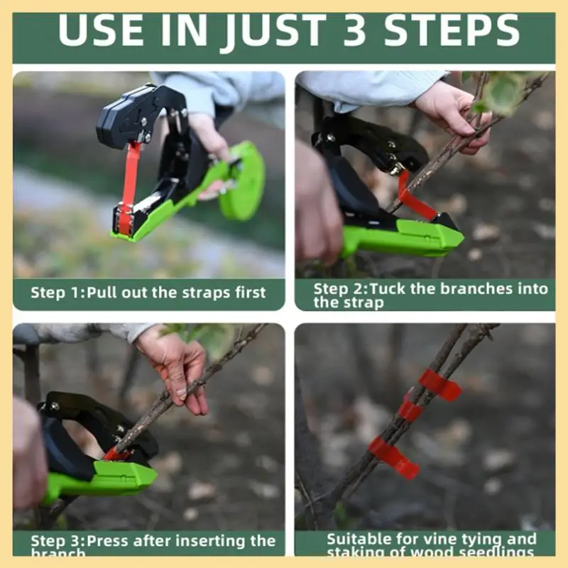 Plant Banding Machine,Plant Banding Tape Tool That Can Quickly Tie Vines, Grape Branch Banding Machine Durable Easy Install
Plant Banding Machine,Plant Banding Tape Tool That Can Quickly Tie Vines, Grape Branch Banding Machine Durable Easy Install