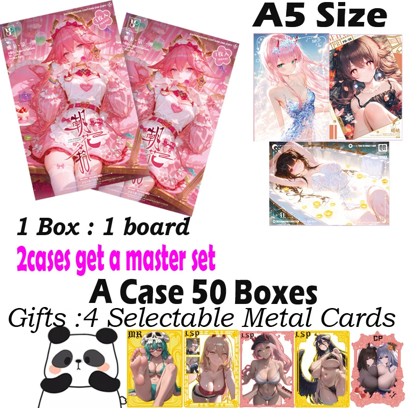 New A5 Size Collection Card DAWN BLOSSOMS PLUCKED AT DUSK Hobby Waifu Game Board Toys Albedo Kafka Fold Card Rare Peel Card Gift
New A5 Size Collection Card DAWN BLOSSOMS PLUCKED AT DUSK Hobby Waifu Game Board Toys Albedo Kafka Fold Card Rare Peel Card Gift