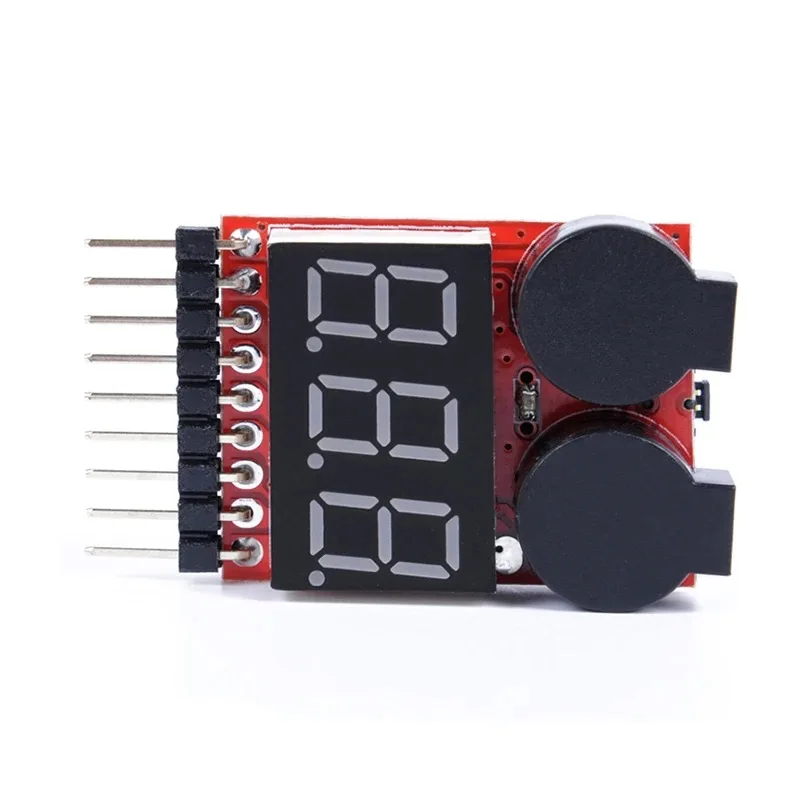 1-8S new 2-in-1 power display /BB sound low voltage/alarm/electric display/dual function buzzer
1-8S new 2-in-1 power display /BB sound low voltage/alarm/electric display/dual function buzzer