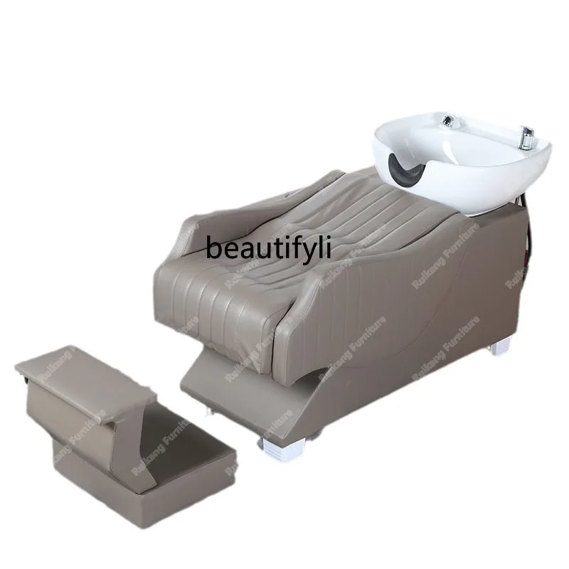 Ceramic Basin Half Lying Salon Barber Shop Shampoo Shampoo Chair Beauty Salon Lying Bed
Ceramic Basin Half Lying Salon Barber Shop Shampoo Shampoo Chair Beauty Salon Lying Bed