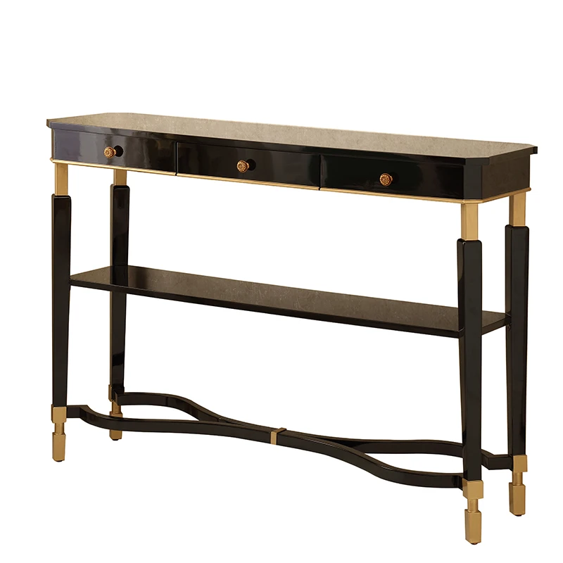 Light luxury entrance black paint decorative strip American entrance platform foyer corridor end view platform
Light luxury entrance black paint decorative strip American entrance platform foyer corridor end view platform