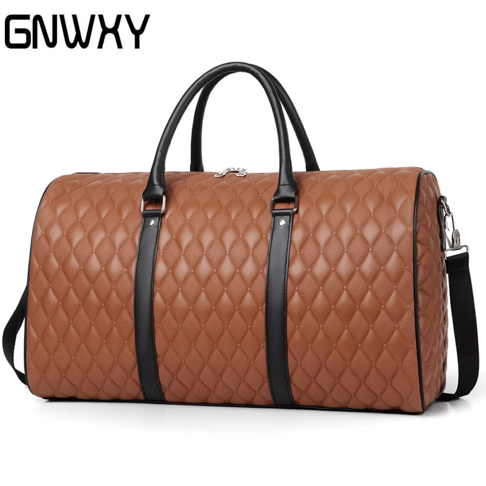 GNWXY Large Capacity Travel Bag Business Men Travel Handbags PU Leather Retro Travel Luggage Pack Multifunctional Duffle Bags
GNWXY Large Capacity Travel Bag Business Men Travel Handbags PU Leather Retro Travel Luggage Pack Multifunctional Duffle Bags