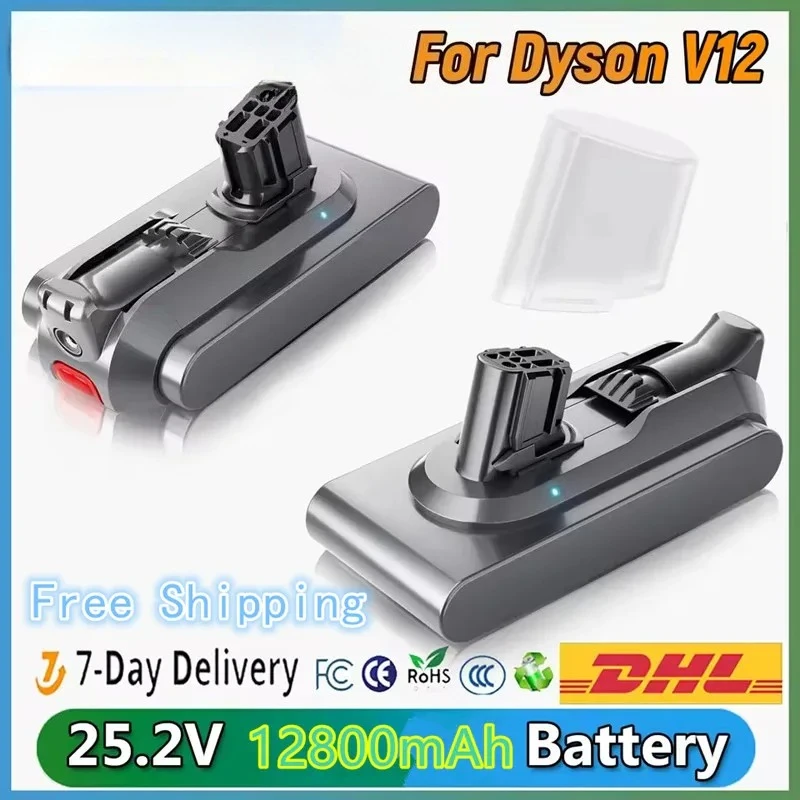 Аккумулятор DA-DSYV12 12800 мАч для пылесоса Dyson V12 25 2 В SV20 SV30 SV35 SV46, высокая емкость
Аккумулятор DA-DSYV12 12800 мАч для пылесоса Dyson V12 25 2 В SV20 SV30 SV35 SV46, высокая емкость