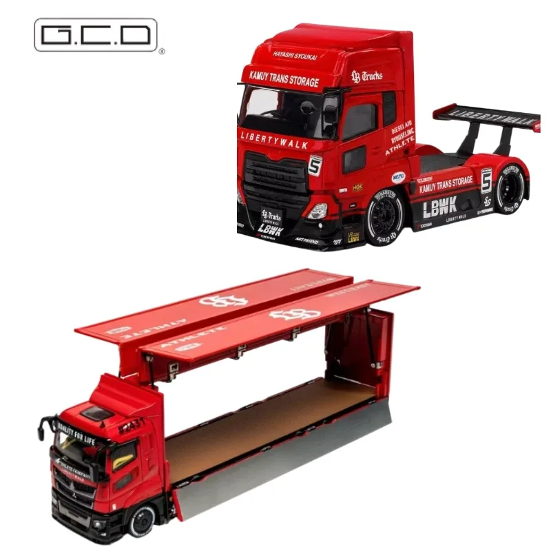 Pre-sale of GCD 1:64 Mitsubishi truck UD heavy-duty tractor super silhouette transport vehicle model, boys' toy collectible.
Pre-sale of GCD 1:64 Mitsubishi truck UD heavy-duty tractor super silhouette transport vehicle model, boys' toy collectible.